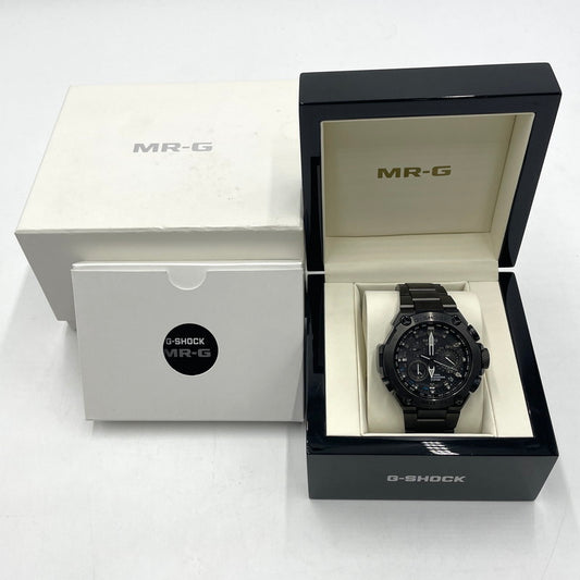 【中古品】【メンズ】 CASIO カシオ G-SHOCK FULL METAL TOUGHSOLAR MRG-G1000 SERIES MRG-G1000B-1AJR ジーショック フルメタル タフソーラー 腕時計 GPS 電波ソーラー 196-251025-yy-05-tei カラー：ブラック 万代Net店