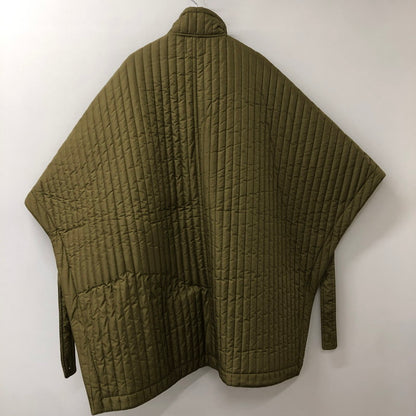 【中古品】【レディース】 LA PEAU DE GEM ラポドゥジェム QUILTED PONCHO GEM-521 キルティング ポンチョ ライトアウター 169-250917-KS-26-tei サイズ：F カラー：カーキ 万代Net店