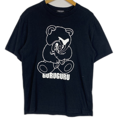 【中古品】【メンズ】 UNDERCOVER アンダーカバー GURUGURU BEAR S/S TEE グルグル ベアー ショートスリーブ Tシャツ トップス 半袖 140-260124-ko-20-tei サイズ：2 カラー：ブラック 万代Net店