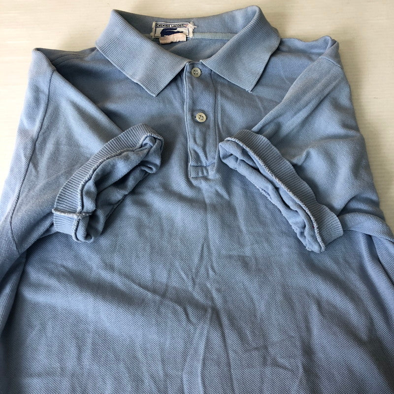 【現状渡し品】【メンズ】 CHEMISE LACOSTE シュミーズ ラコステ 70's PORO SHIRT VINTAGE 70年代 ポロシャツ 半袖 トップス ヴィンテージ フランス製 147-251021-ks-17-tei サイズ：不明 カラー：ブルー 万代Net店