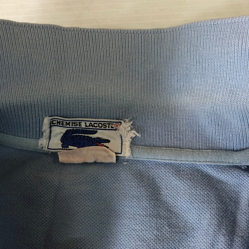【現状渡し品】【メンズ】 CHEMISE LACOSTE シュミーズ ラコステ 70's PORO SHIRT VINTAGE 70年代 ポロシャツ 半袖 トップス ヴィンテージ フランス製 147-251021-ks-17-tei サイズ：不明 カラー：ブルー 万代Net店