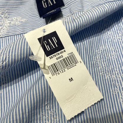 【中古品】【メンズ】 GAP ギャップ 90’s CLASSIC FIT STRIPE SHIRT 90年代 クラシックフィット ストライプ シャツ 長袖 トップス 147-260806-yo-16-tei サイズ：M カラー：ライトブルー 万代Net店