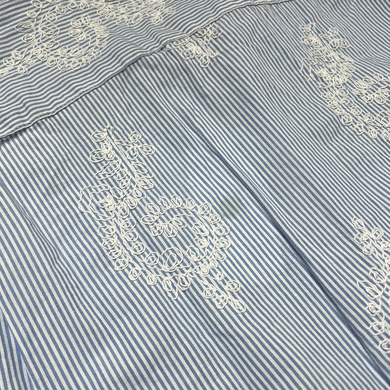 【中古品】【メンズ】 GAP ギャップ 90’s CLASSIC FIT STRIPE SHIRT 90年代 クラシックフィット ストライプ シャツ 長袖 トップス 147-260806-yo-16-tei サイズ：M カラー：ライトブルー 万代Net店