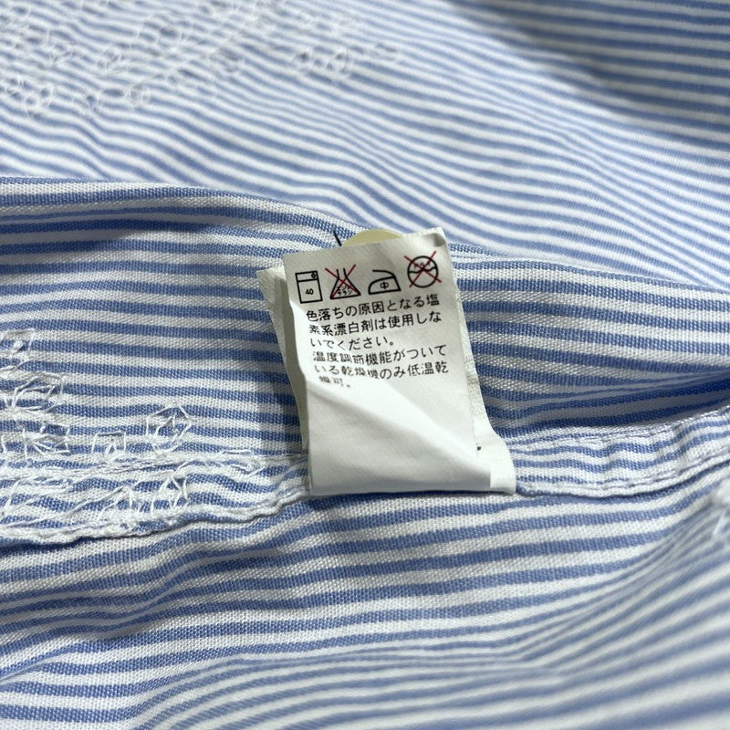 【中古品】【メンズ】 GAP ギャップ 90’s CLASSIC FIT STRIPE SHIRT 90年代 クラシックフィット ストライプ シャツ 長袖 トップス 147-260806-yo-16-tei サイズ：M カラー：ライトブルー 万代Net店