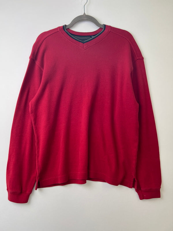 【中古品】【メンズ】 GAP ギャップ 90’S リブカラースウェット トレーナー ヴィンテージ 147-260924-AS-1-hon サイズ：M カラー：レッド 万代Net店