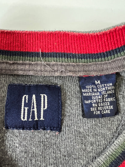 【中古品】【メンズ】 GAP ギャップ 90’S リブカラースウェット トレーナー ヴィンテージ 147-260924-AS-1-hon サイズ：M カラー：レッド 万代Net店