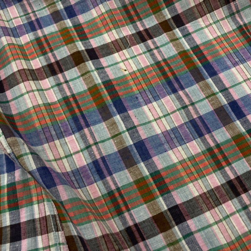 【中古品】【メンズ】 ALAN FLUSSER アランフラッサー 80's L/S CHECK SHIRT VINTAGE BMJ-CHDAF-SM-0110 80年代 ロングスリーブ チェックシャツ 長袖 トップス ヴィンテージ 145-251229-yo-08-tei サイズ：LL カラー：マルチ 万代Net店