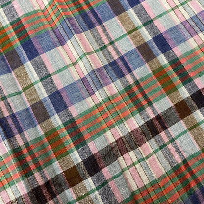 【中古品】【メンズ】 ALAN FLUSSER アランフラッサー 80's L/S CHECK SHIRT VINTAGE BMJ-CHDAF-SM-0110 80年代 ロングスリーブ チェックシャツ 長袖 トップス ヴィンテージ 145-251229-yo-08-tei サイズ：LL カラー：マルチ 万代Net店