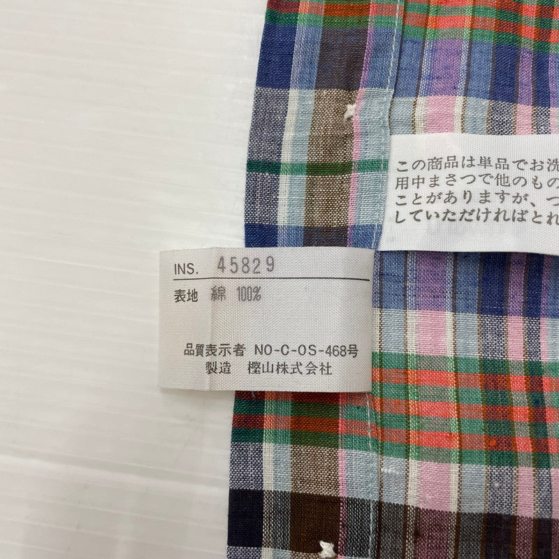【中古品】【メンズ】 ALAN FLUSSER アランフラッサー 80's L/S CHECK SHIRT VINTAGE BMJ-CHDAF-SM-0110 80年代 ロングスリーブ チェックシャツ 長袖 トップス ヴィンテージ 145-251229-yo-08-tei サイズ：LL カラー：マルチ 万代Net店