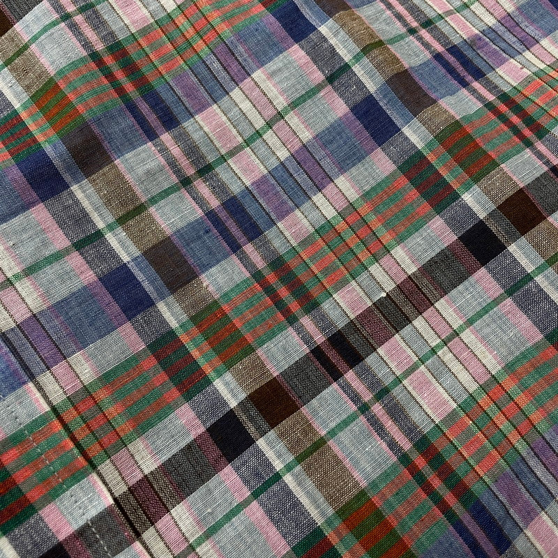 【中古品】【メンズ】 ALAN FLUSSER アランフラッサー 80's L/S CHECK SHIRT VINTAGE BMJ-CHDAF-SM-0110 80年代 ロングスリーブ チェックシャツ 長袖 トップス ヴィンテージ 145-251229-yo-08-tei サイズ：LL カラー：マルチ 万代Net店