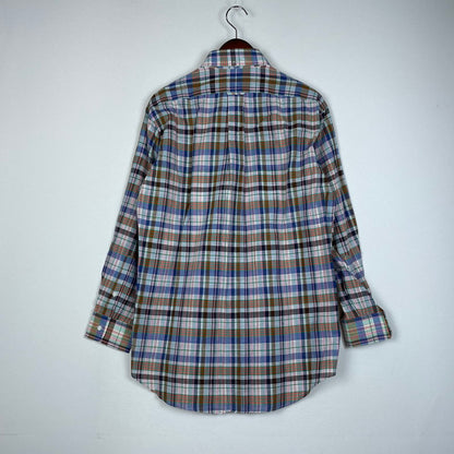 【中古品】【メンズ】 ALAN FLUSSER アランフラッサー 80's L/S CHECK SHIRT VINTAGE BMJ-CHDAF-SM-0110 80年代 ロングスリーブ チェックシャツ 長袖 トップス ヴィンテージ 145-251229-yo-08-tei サイズ：LL カラー：マルチ 万代Net店