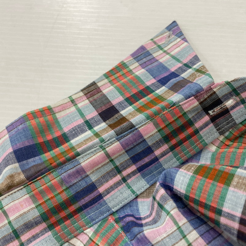 【中古品】【メンズ】 ALAN FLUSSER アランフラッサー 80's L/S CHECK SHIRT VINTAGE BMJ-CHDAF-SM-0110 80年代 ロングスリーブ チェックシャツ 長袖 トップス ヴィンテージ 145-251229-yo-08-tei サイズ：LL カラー：マルチ 万代Net店