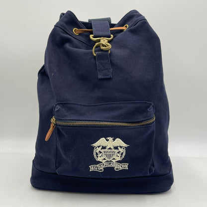 【中古品】【メンズ】 POLO RALPH LAUREN ポロ・ラルフローレン ONE SHOULDER BAG ワンショルダーバッグ カバン 巾着型 188-251231-ko-04-tei カラー：ネイビー 万代Net店