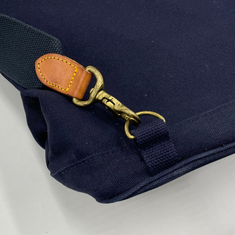 【中古品】【メンズ】 POLO RALPH LAUREN ポロ・ラルフローレン ONE SHOULDER BAG ワンショルダーバッグ カバン 巾着型 188-251231-ko-04-tei カラー：ネイビー 万代Net店