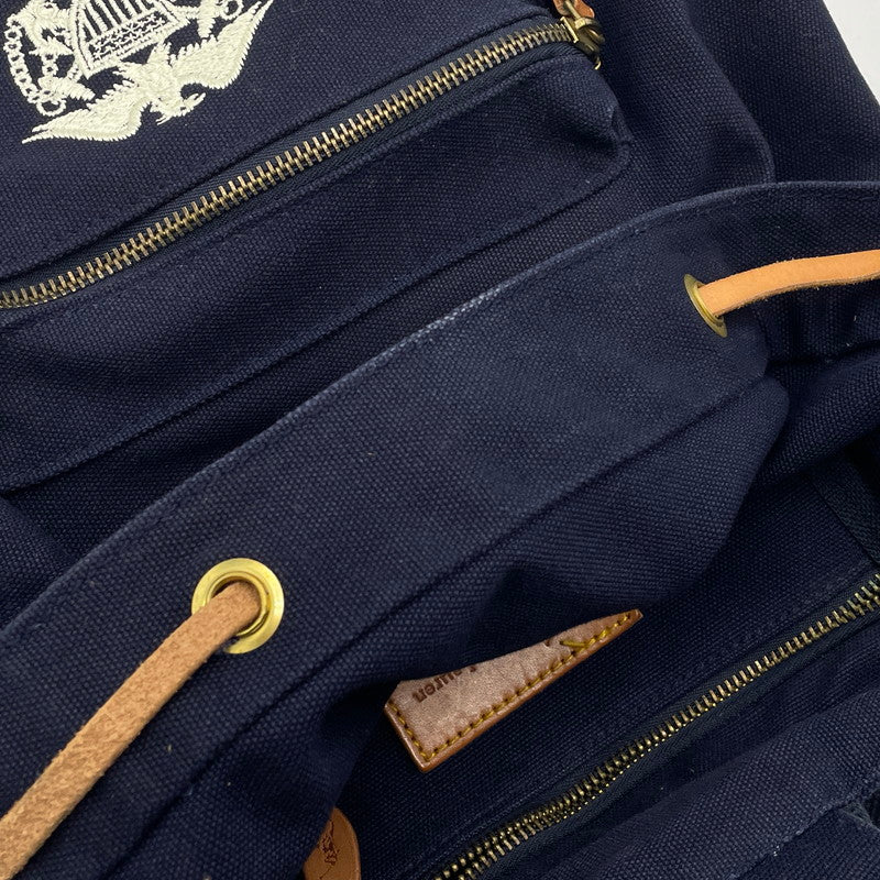 【中古品】【メンズ】 POLO RALPH LAUREN ポロ・ラルフローレン ONE SHOULDER BAG ワンショルダーバッグ カバン 巾着型 188-251231-ko-04-tei カラー：ネイビー 万代Net店