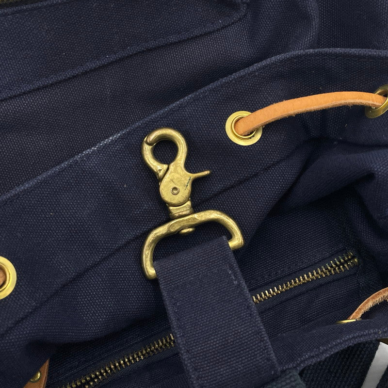【中古品】【メンズ】 POLO RALPH LAUREN ポロ・ラルフローレン ONE SHOULDER BAG ワンショルダーバッグ カバン 巾着型 188-251231-ko-04-tei カラー：ネイビー 万代Net店
