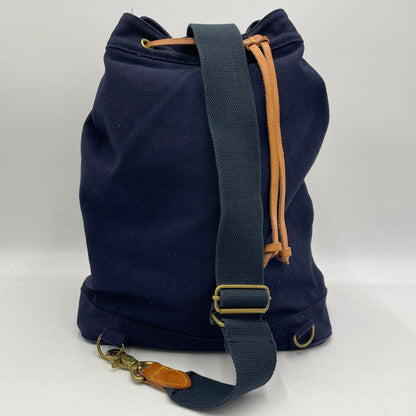 【中古品】【メンズ】 POLO RALPH LAUREN ポロ・ラルフローレン ONE SHOULDER BAG ワンショルダーバッグ カバン 巾着型 188-251231-ko-04-tei カラー：ネイビー 万代Net店