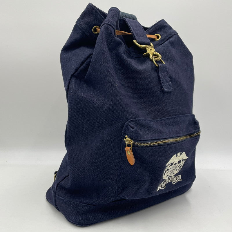 【中古品】【メンズ】 POLO RALPH LAUREN ポロ・ラルフローレン ONE SHOULDER BAG ワンショルダーバッグ カバン 巾着型 188-251231-ko-04-tei カラー：ネイビー 万代Net店