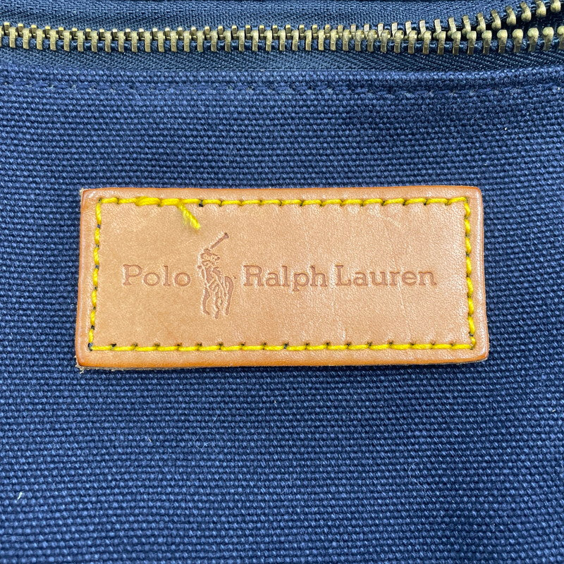 【中古品】【メンズ】 POLO RALPH LAUREN ポロ・ラルフローレン ONE SHOULDER BAG ワンショルダーバッグ カバン 巾着型 188-251231-ko-04-tei カラー：ネイビー 万代Net店