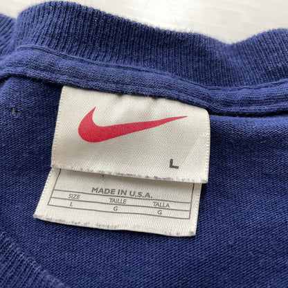 【現状渡し品】【メンズ】 NIKE ナイキ 90's L/S TEE 90年代 ロングスリーブ Tシャツ 長袖 トップス 148-260720-sa-12-tei サイズ：L カラー：ネイビー 万代Net店
