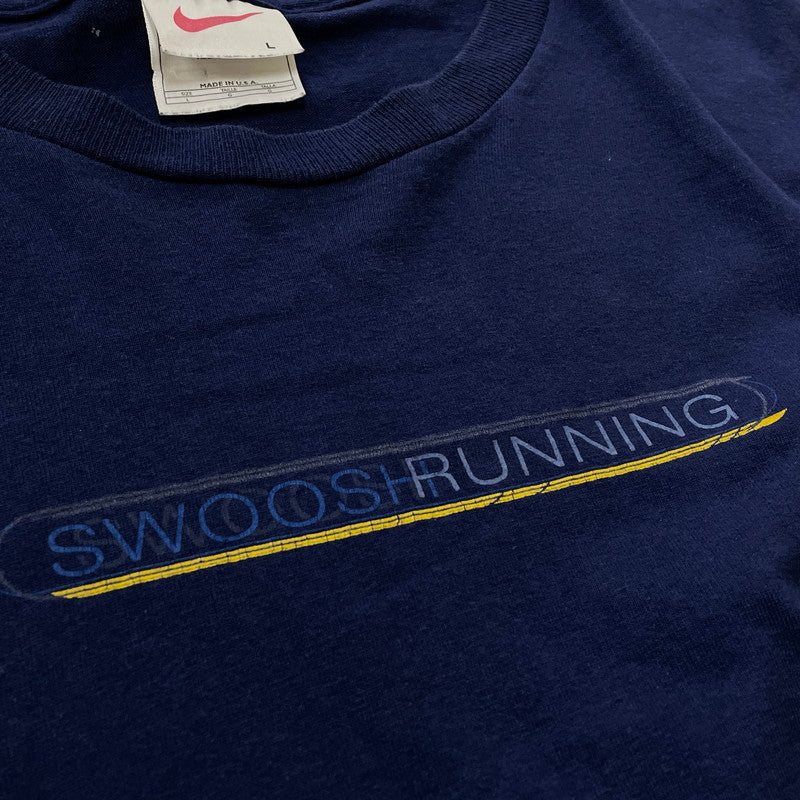 【現状渡し品】【メンズ】 NIKE ナイキ 90's L/S TEE 90年代 ロングスリーブ Tシャツ 長袖 トップス 148-260720-sa-12-tei サイズ：L カラー：ネイビー 万代Net店