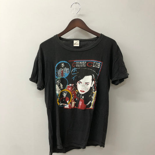 【中古品】【メンズ】 USED 80’s CULTURE CLUB S/S TEE VINTAGE 80年代 カルチャークラブ ショートスリーブ Tシャツ 半袖 トップス ヴィンテージ 145-250917-KS-14-tei サイズ：L カラー：ブラック 万代Net店