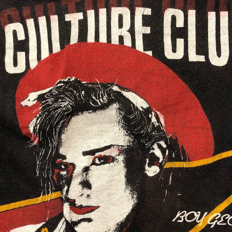 【中古品】【メンズ】 USED 80’s CULTURE CLUB S/S TEE VINTAGE 80年代 カルチャークラブ ショートスリーブ Tシャツ 半袖 トップス ヴィンテージ 145-250917-KS-14-tei サイズ：L カラー：ブラック 万代Net店
