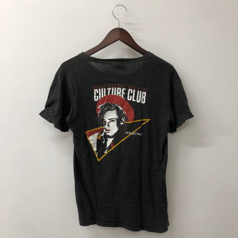 【中古品】【メンズ】 USED 80’s CULTURE CLUB S/S TEE VINTAGE 80年代 カルチャークラブ ショートスリーブ Tシャツ 半袖 トップス ヴィンテージ 145-250917-KS-14-tei サイズ：L カラー：ブラック 万代Net店