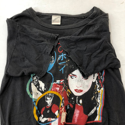 【中古品】【メンズ】 USED 80’s CULTURE CLUB S/S TEE VINTAGE 80年代 カルチャークラブ ショートスリーブ Tシャツ 半袖 トップス ヴィンテージ 145-250917-KS-14-tei サイズ：L カラー：ブラック 万代Net店