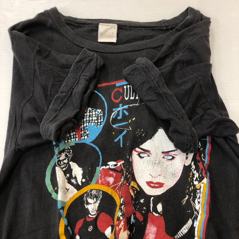 【中古品】【メンズ】 USED 80’s CULTURE CLUB S/S TEE VINTAGE 80年代 カルチャークラブ ショートスリーブ Tシャツ 半袖 トップス ヴィンテージ 145-250917-KS-14-tei サイズ：L カラー：ブラック 万代Net店