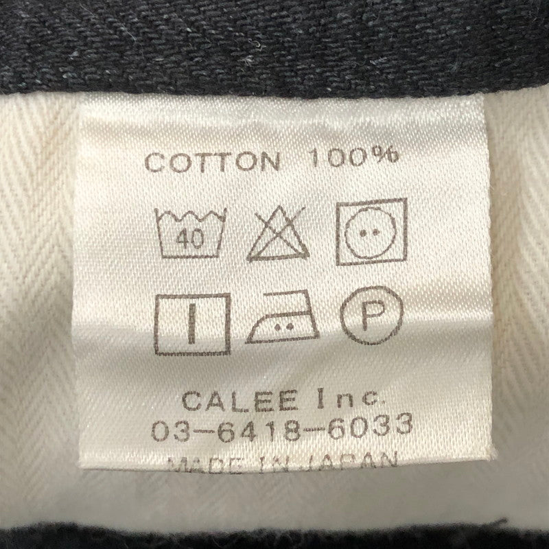 【中古品】【メンズ】 CALEE キャリー DENIM OVERALL デニム オーバーオール ボトムス パンツ 145-250917-KS-27-tei サイズ：32 カラー：ブラック 万代Net店