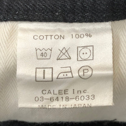 【中古品】【メンズ】 CALEE キャリー DENIM OVERALL デニム オーバーオール ボトムス パンツ 145-250917-KS-27-tei サイズ：32 カラー：ブラック 万代Net店