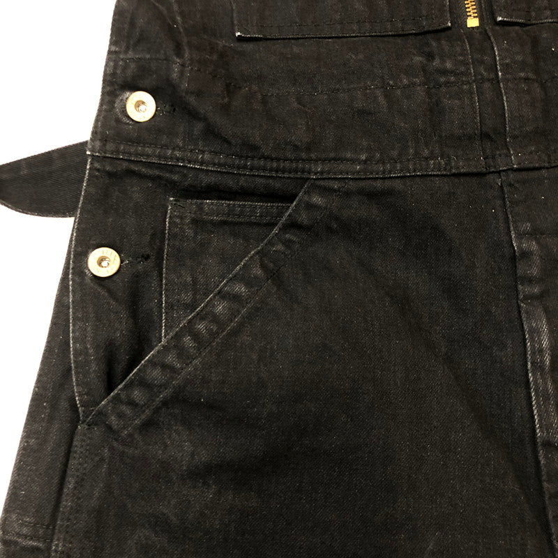 【中古品】【メンズ】 CALEE キャリー DENIM OVERALL デニム オーバーオール ボトムス パンツ 145-250917-KS-27-tei サイズ：32 カラー：ブラック 万代Net店