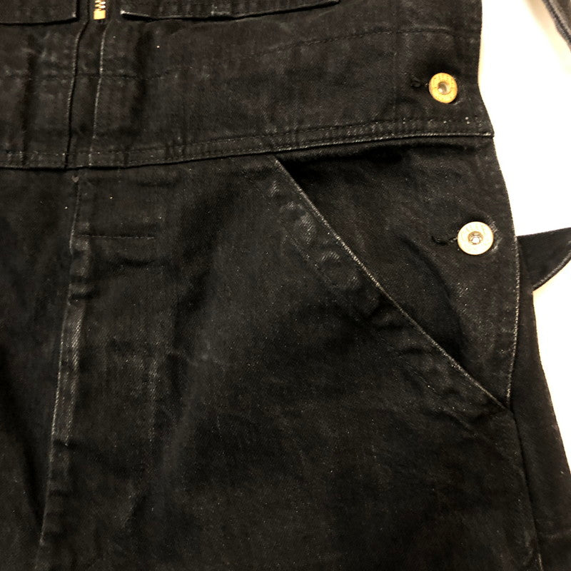 【中古品】【メンズ】 CALEE キャリー DENIM OVERALL デニム オーバーオール ボトムス パンツ 145-250917-KS-27-tei サイズ：32 カラー：ブラック 万代Net店