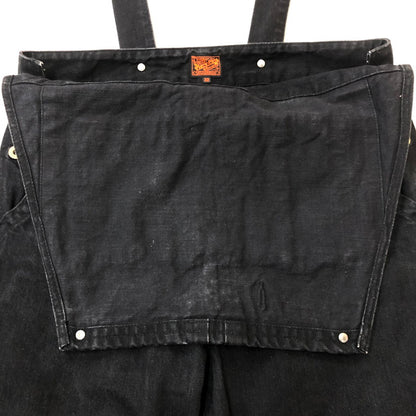 【中古品】【メンズ】 CALEE キャリー DENIM OVERALL デニム オーバーオール ボトムス パンツ 145-250917-KS-27-tei サイズ：32 カラー：ブラック 万代Net店