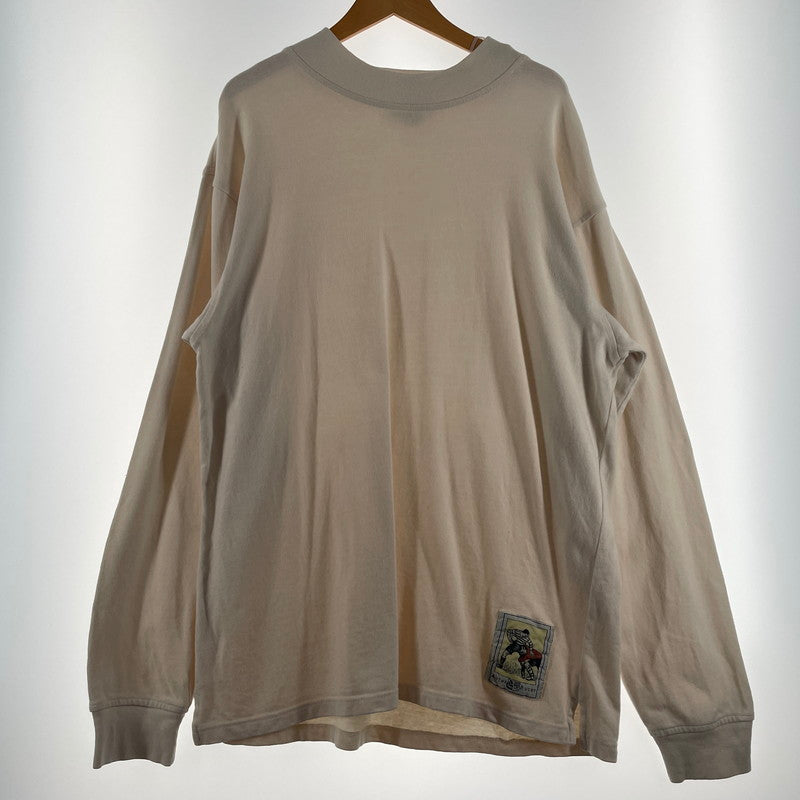 【中古品】【メンズ】 BANANA REPUBLIC バナナ リパブリック 80's-90's MOCK NECK L/S SWEAT 80～90年代 モックネック ロングスリーブ スウェット 長袖 トップス トレーナー 145-260807-sa-01-tei サイズ：L カラー：ホワイト 万代Net店