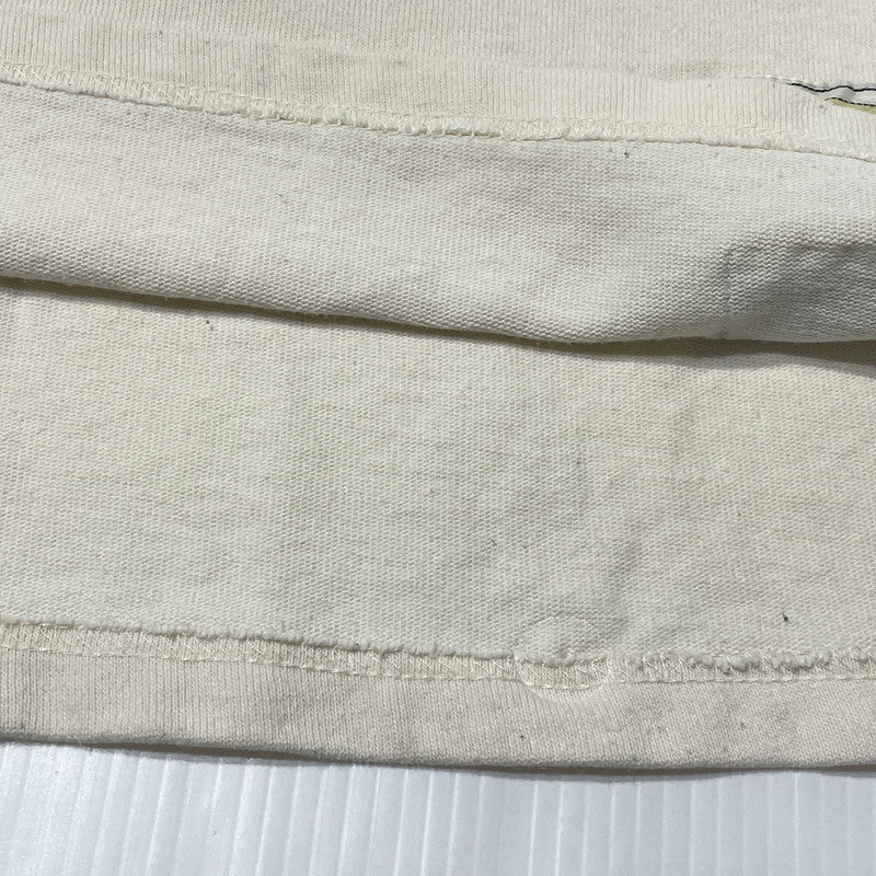 【中古品】【メンズ】 BANANA REPUBLIC バナナ リパブリック 80's-90's MOCK NECK L/S SWEAT 80～90年代 モックネック ロングスリーブ スウェット 長袖 トップス トレーナー 145-260807-sa-01-tei サイズ：L カラー：ホワイト 万代Net店