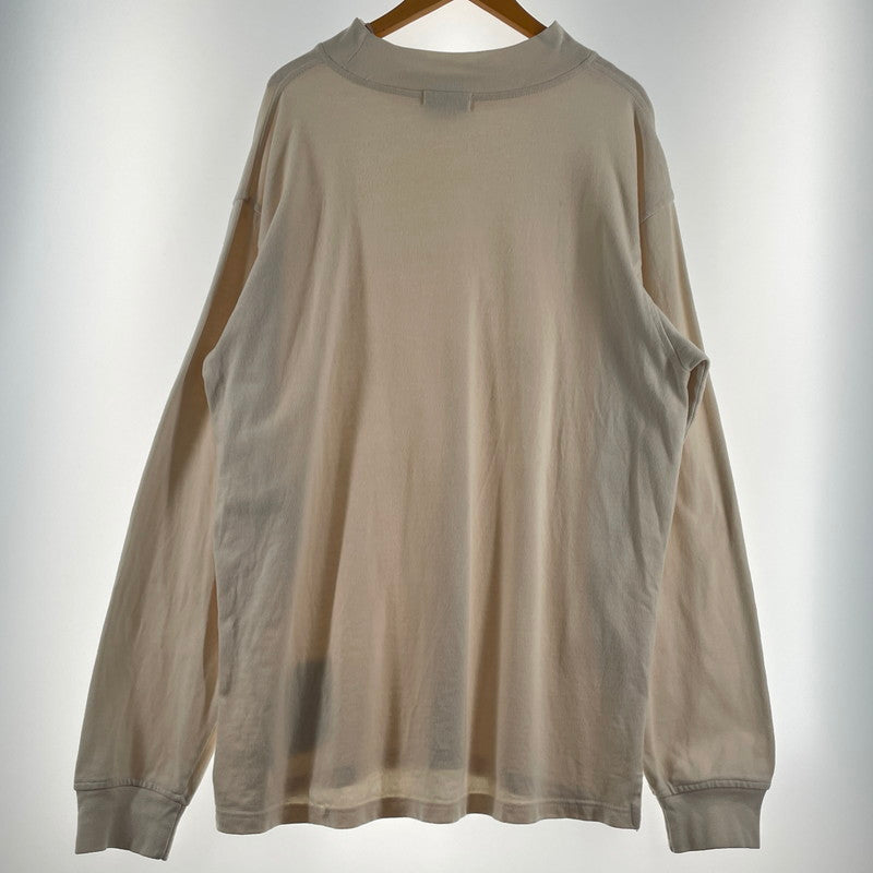 【中古品】【メンズ】 BANANA REPUBLIC バナナ リパブリック 80's-90's MOCK NECK L/S SWEAT 80～90年代 モックネック ロングスリーブ スウェット 長袖 トップス トレーナー 145-260807-sa-01-tei サイズ：L カラー：ホワイト 万代Net店
