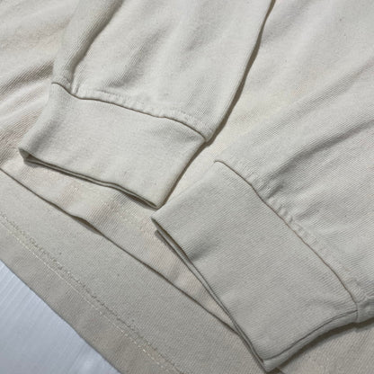 【中古品】【メンズ】 BANANA REPUBLIC バナナ リパブリック 80's-90's MOCK NECK L/S SWEAT 80～90年代 モックネック ロングスリーブ スウェット 長袖 トップス トレーナー 145-260807-sa-01-tei サイズ：L カラー：ホワイト 万代Net店