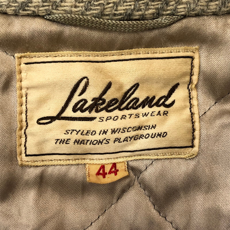 【現状渡し品】【メンズ】 Lakeland レイクランド 50’s SCOVILL ZIP SWING TOP JACKET 50年代 スコービルジップ スイングトップ ジャケット ヴィンテージ 145-250918-yo-20-tei サイズ：44 カラー：グレー 万代Net店