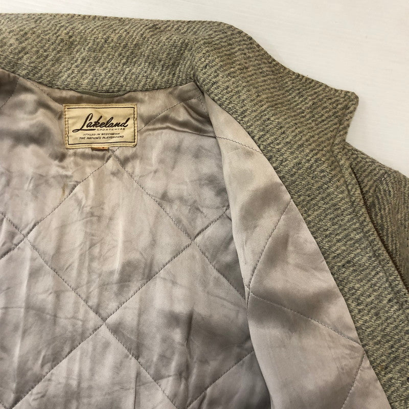 【現状渡し品】【メンズ】 Lakeland レイクランド 50’s SCOVILL ZIP SWING TOP JACKET 50年代 スコービルジップ スイングトップ ジャケット ヴィンテージ 145-250918-yo-20-tei サイズ：44 カラー：グレー 万代Net店