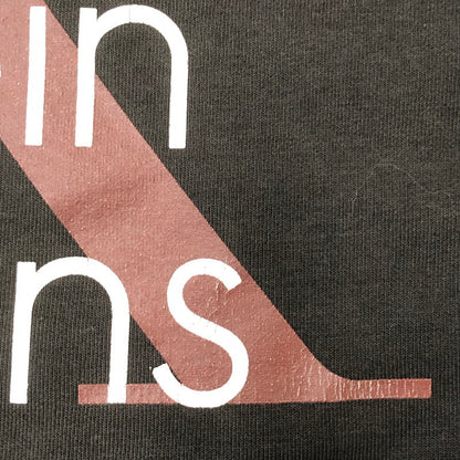 【中古品】【メンズ】 Calvin klein Jeans カルバンクラインジーンズ 90’s LOGO PRINT SWEATSHIRT MADE IN USA BMF0554 90年代 ロゴプリント スウェット トップス トレーナー USA製 141-250920-ts-15-tei サイズ：M カラー：ブラック 万代Net店