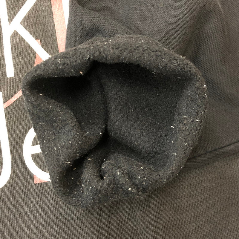 【中古品】【メンズ】 Calvin klein Jeans カルバンクラインジーンズ 90’s LOGO PRINT SWEATSHIRT MADE IN USA BMF0554 90年代 ロゴプリント スウェット トップス トレーナー USA製 141-250920-ts-15-tei サイズ：M カラー：ブラック 万代Net店