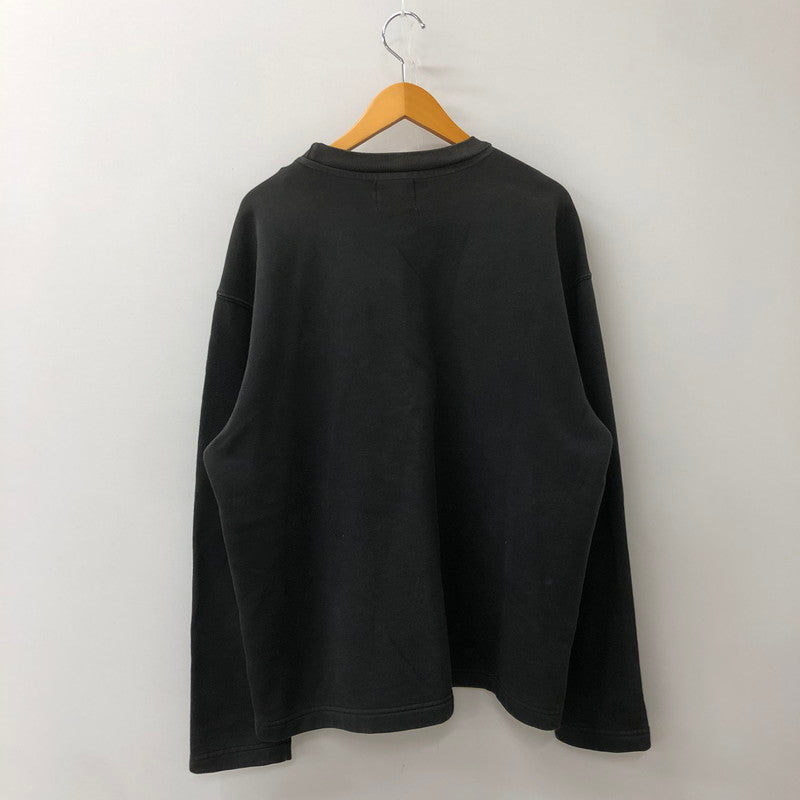 【中古品】【メンズ】 Calvin klein Jeans カルバンクラインジーンズ 90’s LOGO PRINT SWEATSHIRT MADE IN USA BMF0554 90年代 ロゴプリント スウェット トップス トレーナー USA製 141-250920-ts-15-tei サイズ：M カラー：ブラック 万代Net店