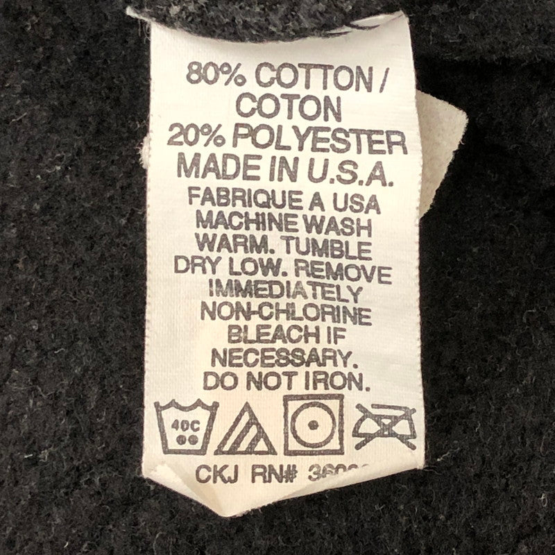【中古品】【メンズ】 Calvin klein Jeans カルバンクラインジーンズ 90’s LOGO PRINT SWEATSHIRT MADE IN USA BMF0554 90年代 ロゴプリント スウェット トップス トレーナー USA製 141-250920-ts-15-tei サイズ：M カラー：ブラック 万代Net店