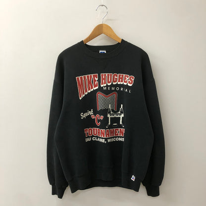 【中古品】【メンズ】 RUSSELL ATHLETIC ラッセルアスレティック 90’s L/S CREWNECK SWEAT 90年代 ロングスリーブ クルーネック スウェット トップス トレーナー USA製 145-250922-KS-09-tei サイズ：L カラー：ブラック 万代Net店