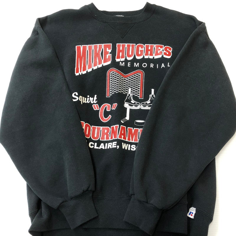 【中古品】【メンズ】 RUSSELL ATHLETIC ラッセルアスレティック 90’s L/S CREWNECK SWEAT 90年代 ロングスリーブ クルーネック スウェット トップス トレーナー USA製 145-250922-KS-09-tei サイズ：L カラー：ブラック 万代Net店