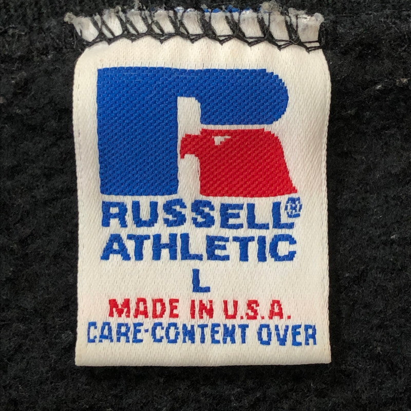 【中古品】【メンズ】 RUSSELL ATHLETIC ラッセルアスレティック 90’s L/S CREWNECK SWEAT 90年代 ロングスリーブ クルーネック スウェット トップス トレーナー USA製 145-250922-KS-09-tei サイズ：L カラー：ブラック 万代Net店