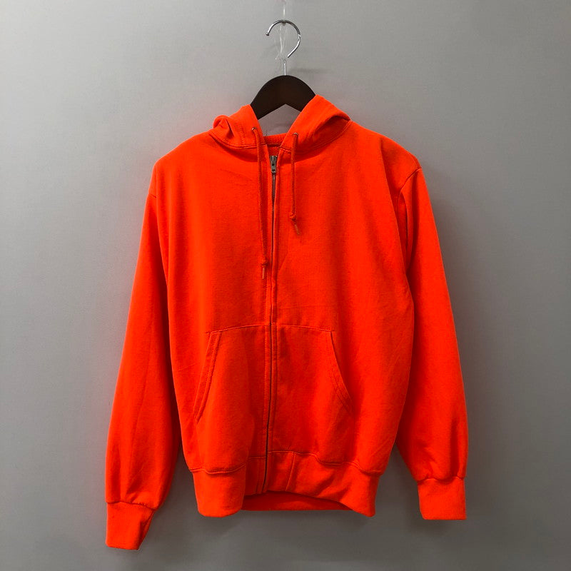 【中古品】【メンズ】 UNKNOWN USED FULL ZIP PARKA フルジップ パーカー 長袖 トップス 145-250922-KS-18-tei サイズ：38-40 カラー：オレンジ 万代Net店