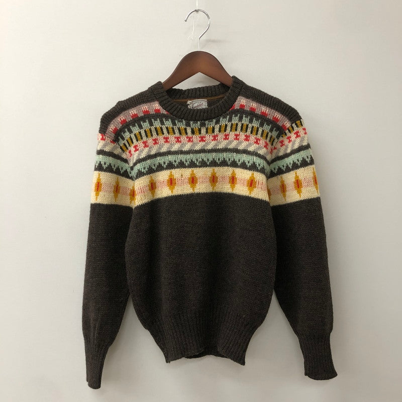 【中古品】【メンズ】 KANDAHAR カンダハール 50’s CREWNECK WOOL KNIT VINTAGE 50年代 クルーネック ウールニット 長袖 トップス セーター ヴィンテージ 145-250918-yo-22-tei サイズ：表記無し カラー：ブラウン 万代Net店